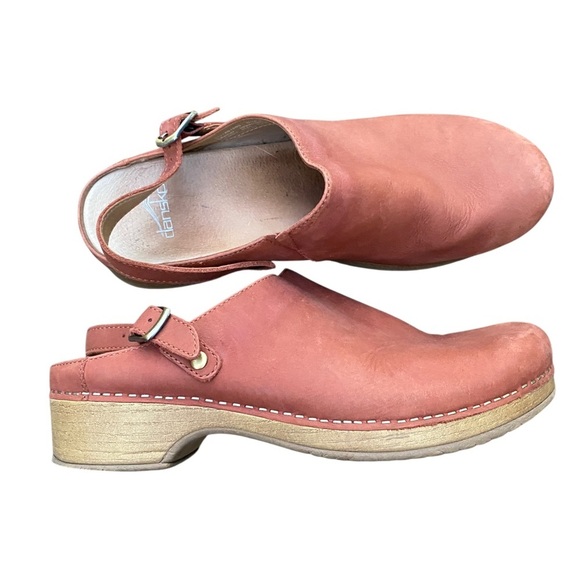 Dansko Women's Tan Leather Mules - Picture 2 of 9